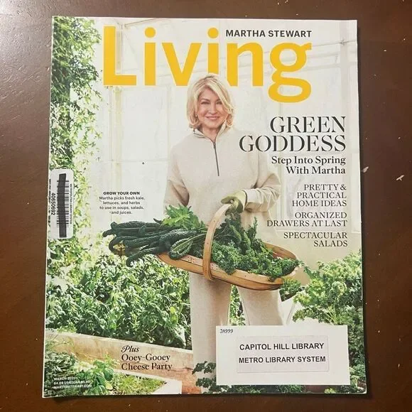 MARTHA STEWART Living Magazine Bundle Lot of 4 Spring Issues 2021 2022 Gardening - Picture 2 of 15